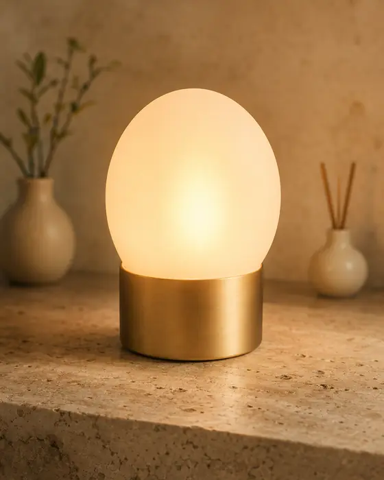 Warm glowing smart lamp